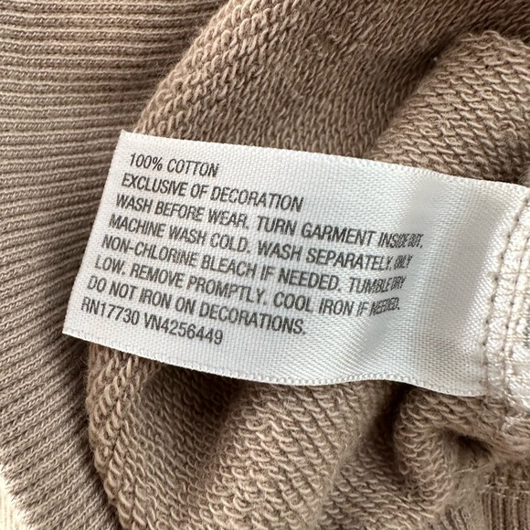 NWT Goodfellow Tan Crewneck Sweatshirt Men’s Size Medium - Picture 8 of 13